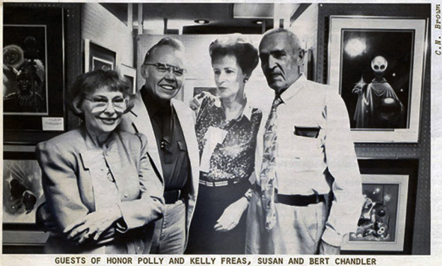 Polly and Kelly Freas, Susan and Bert Chandler (Photo C.N. Brown)