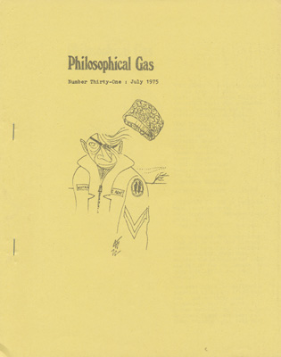 Philosophical Gas No: 31 - Jul 1975